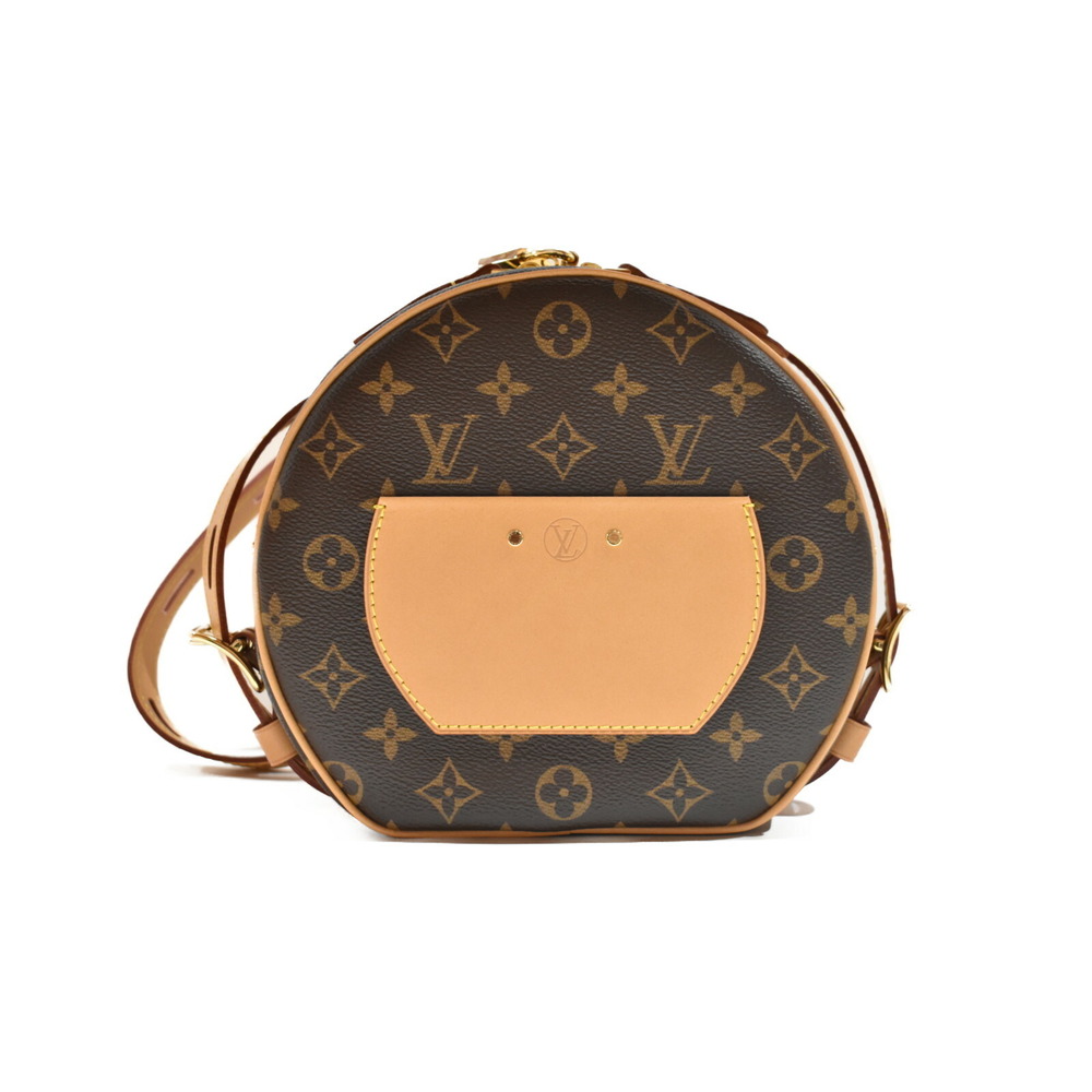Louis Vuitton Boite Beige Soupeur Brown Tan Monogram Bag Shoulder Chapeau